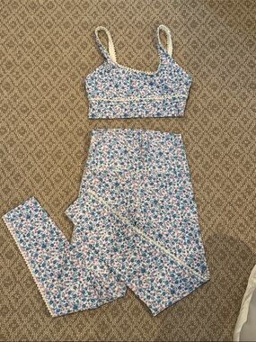 NWOT LoveShackFancy x Beach Riot Workout Set